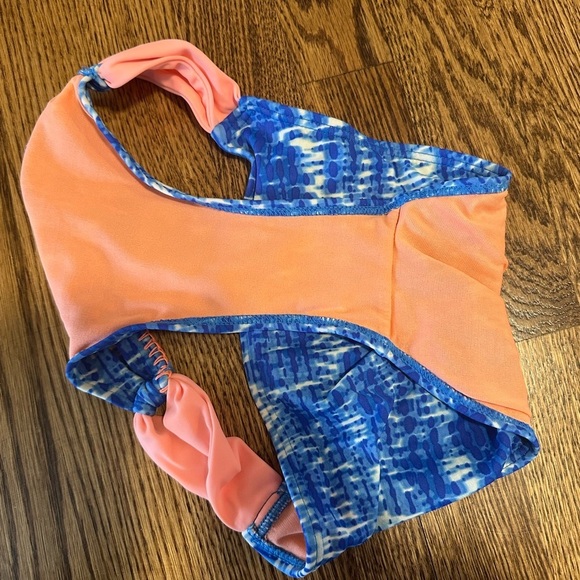 Arizona Jean Co. Blue Pink Paisley Triangle Bikini Set Women’s Size Small - Picture 8 of 9